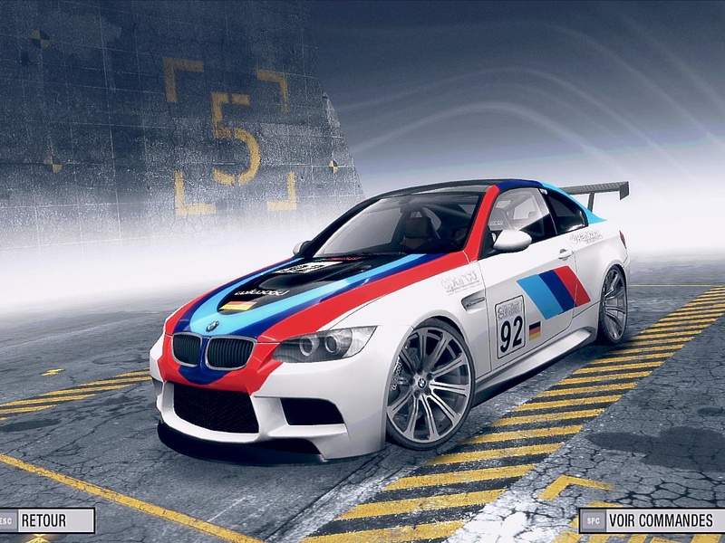 BMW M3 E92 GT4 BMW Motorsport fictional livery