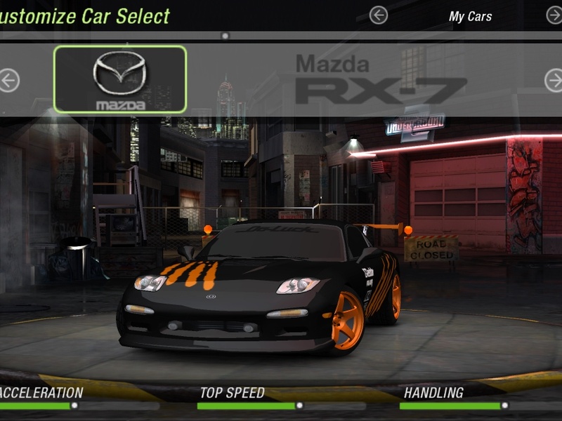 Mazda RX-7 "Black & Orange"