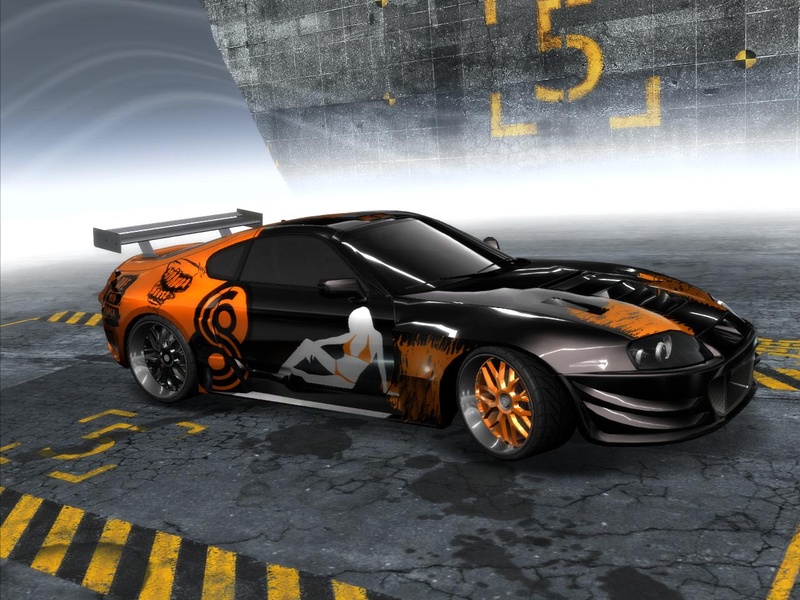 Supra orange & black