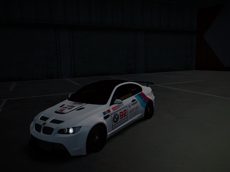 E92 M3 GTS with some racing livery