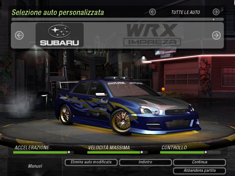 Subaru Impreza WRX STI (garage)