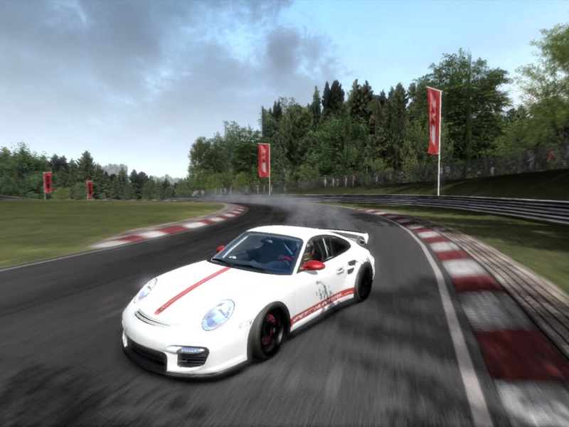 Porsche 911 GT2 in Matte White