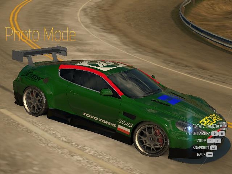 My DB9 reminiscent of a racing model DBR9.