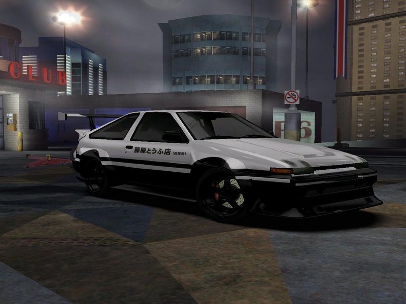 Initial D Heavily Modified Toyota Corolla GT-S AE86 (SIDENOTE FLASH for GTRCars)