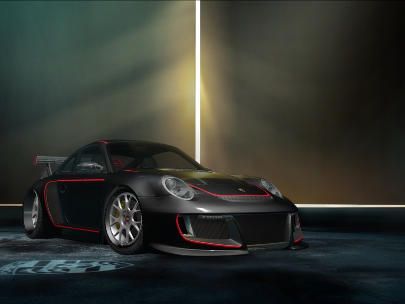 my porsche 911 gt2 vta with hero livery (beta rose vinyl) from nfs most wanted 2012