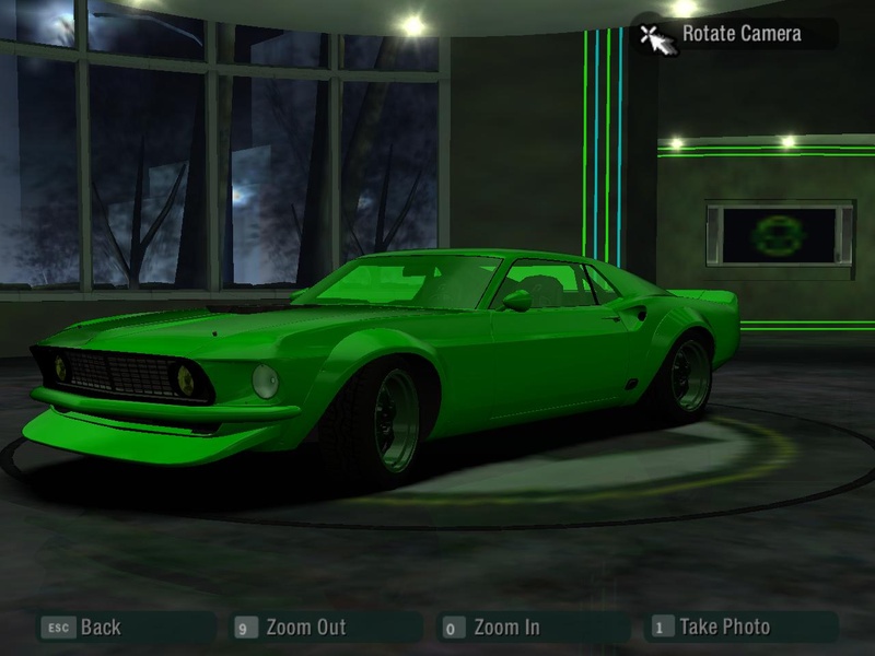 Green Ford Mustang RTR-X