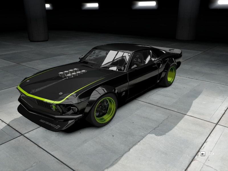 Need for Speed RTR-X mustang