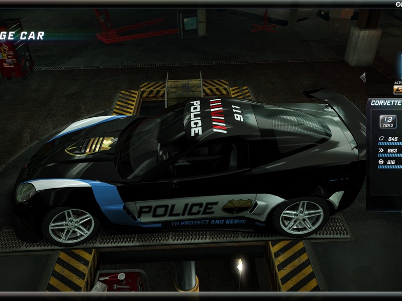 Corvette Z06 Cop edition