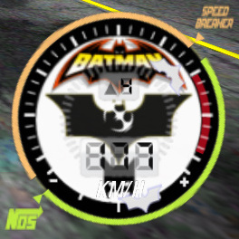 Need For Speed Most Wanted Bat Man Custom Gauges