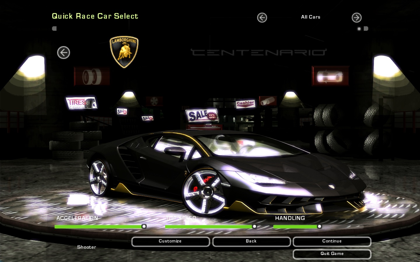 Need For Speed Underground 2 Lamborghini Centenario LP 770-4