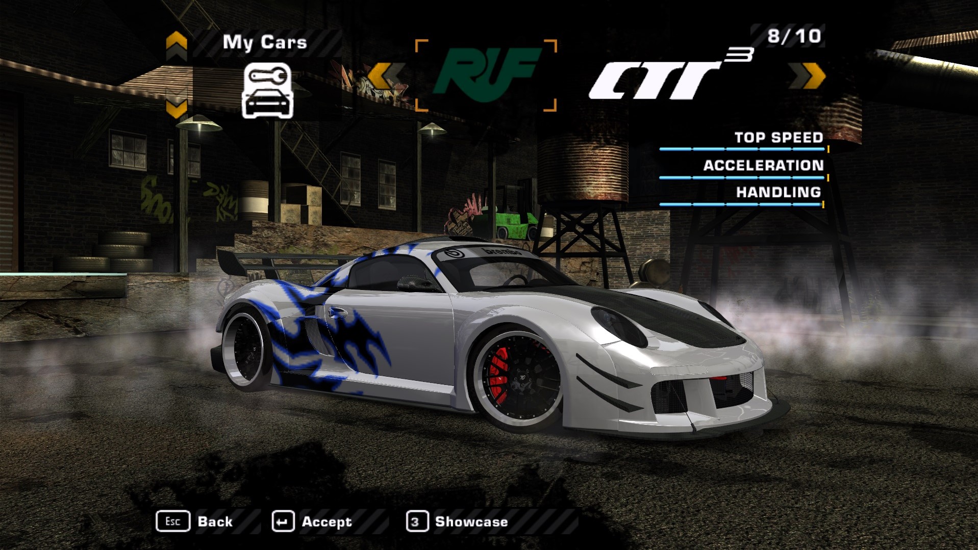 Need For Speed Most Wanted RUF CTR3 Clubsport/SMS-R