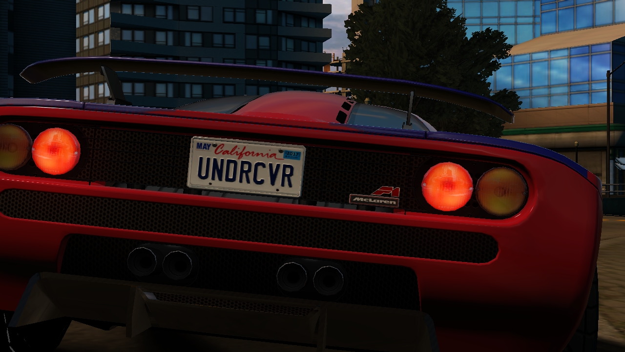 Need For Speed Undercover California and Florida license plates