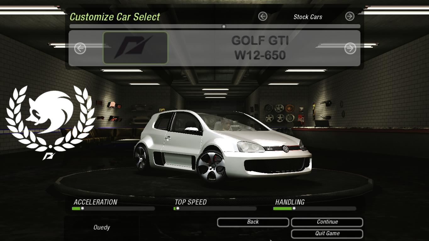 Need For Speed Underground 2 Volkswagen VW Golf GTI W12-650
