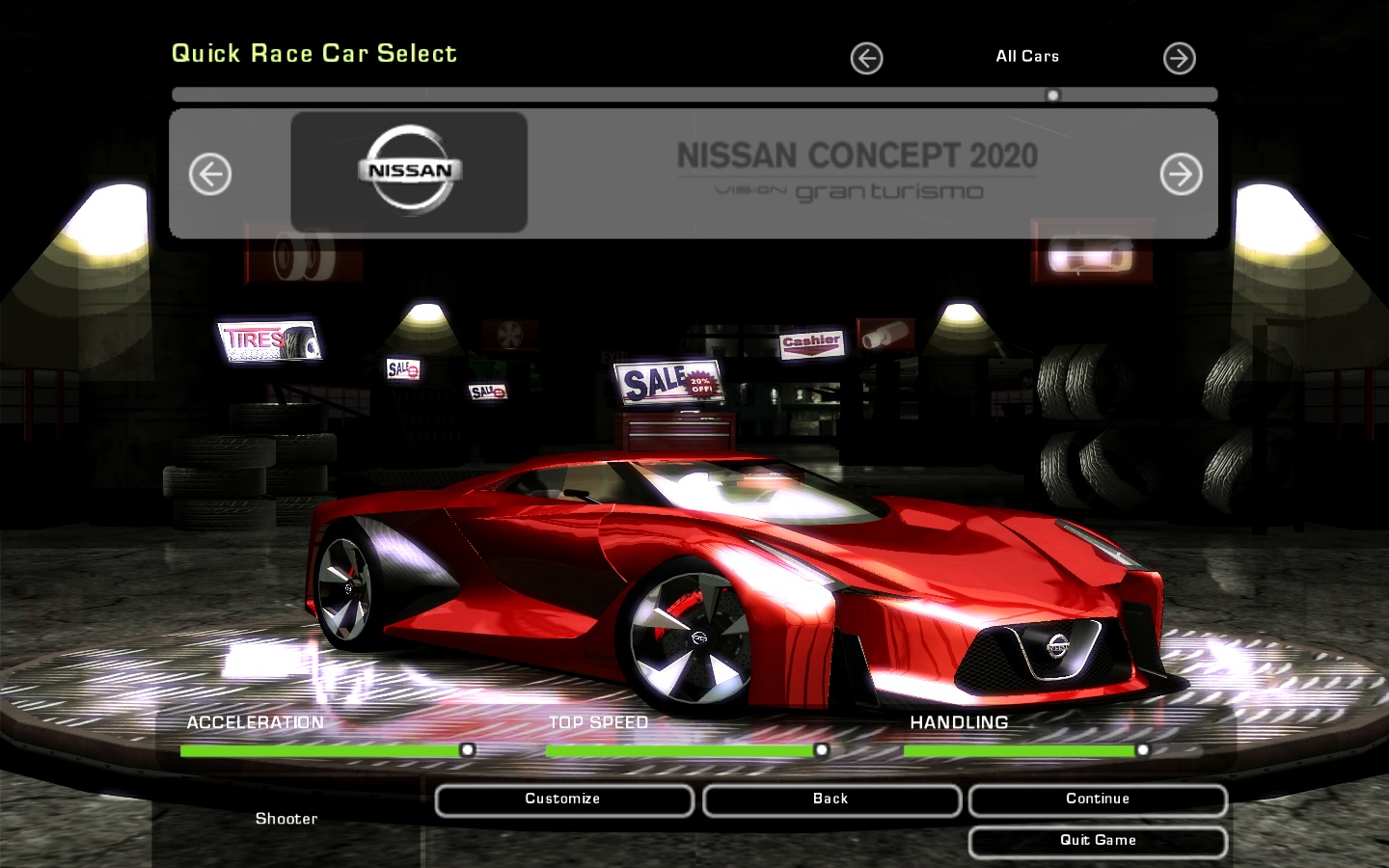 Need For Speed Underground 2 Nissan Concept 2020 Vision Gran Turismo