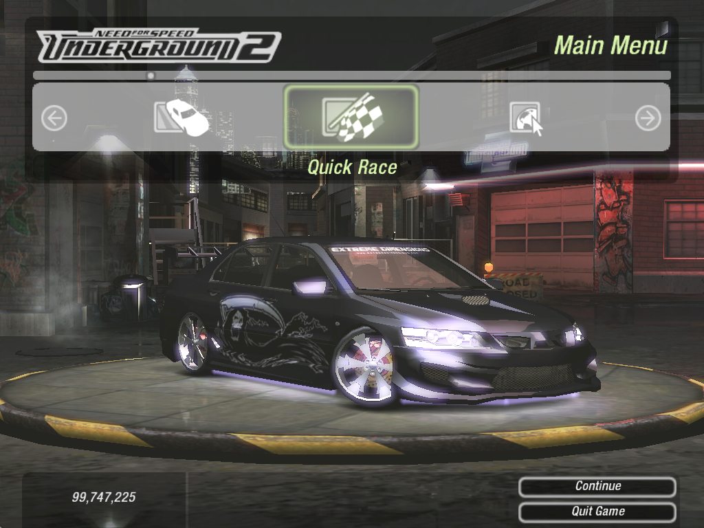 Need For Speed Underground 2 Special 100% save game