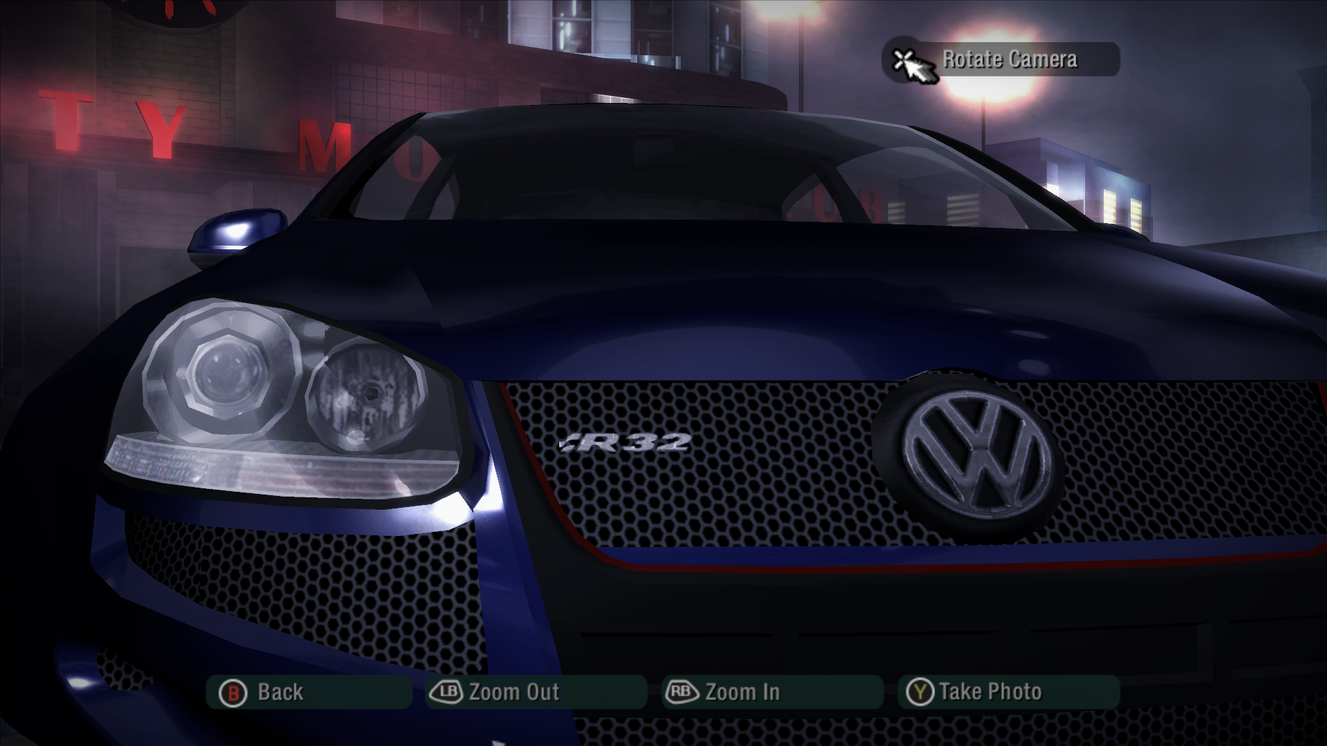 Need For Speed Carbon Small fix for Volkswagen Golf R32 badges