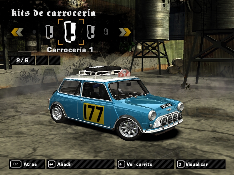 Need For Speed Most Wanted Mini Morris Cooper MK1