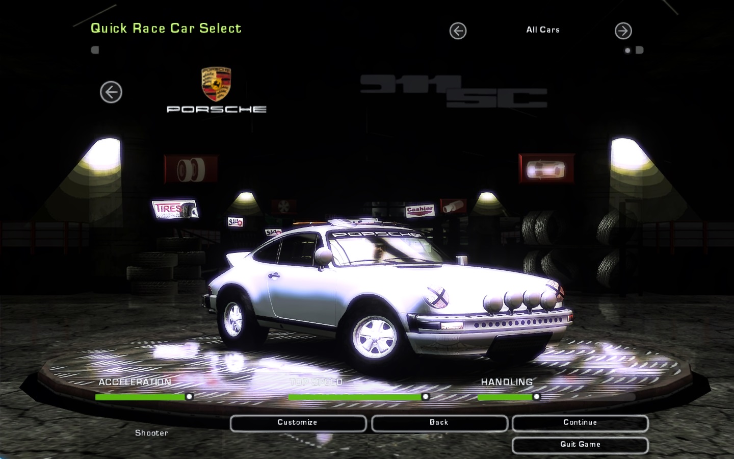 Need For Speed Underground 2 Porsche 911 (Series G) 'Safari'