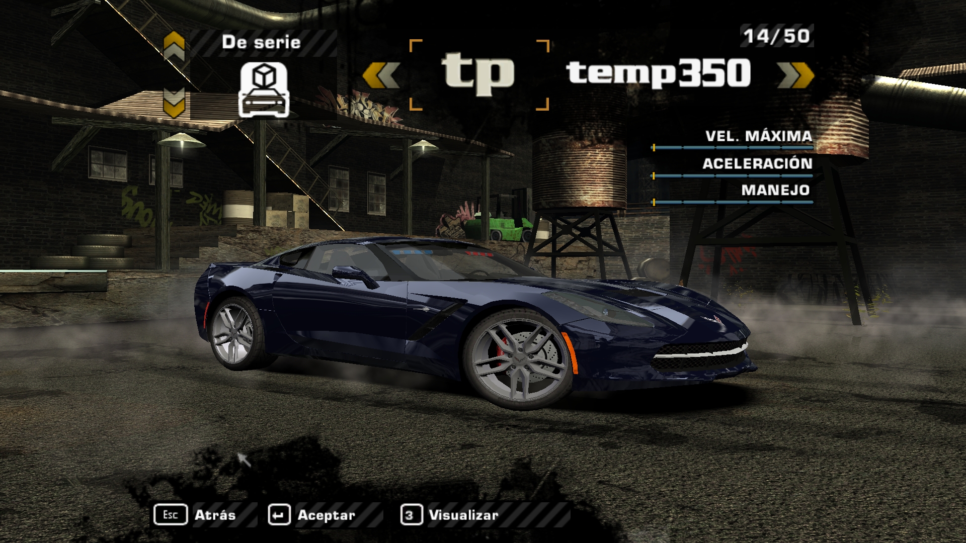 Need For Speed Most Wanted Chevrolet Undercover Corvette C7
