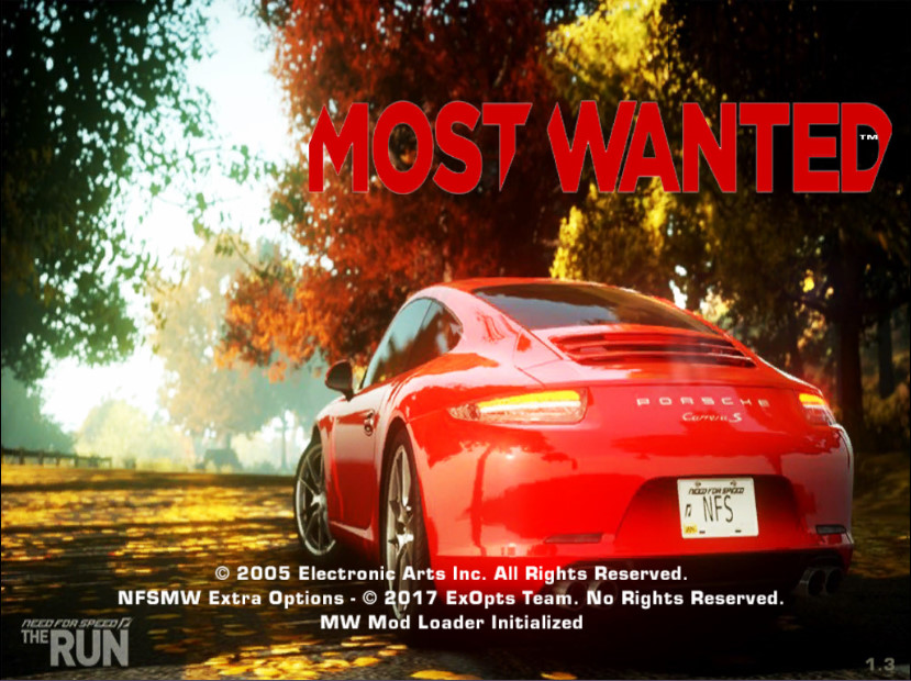 Need For Speed Most Wanted Porsche 911 Carrera S From The Run New Boot Screen
