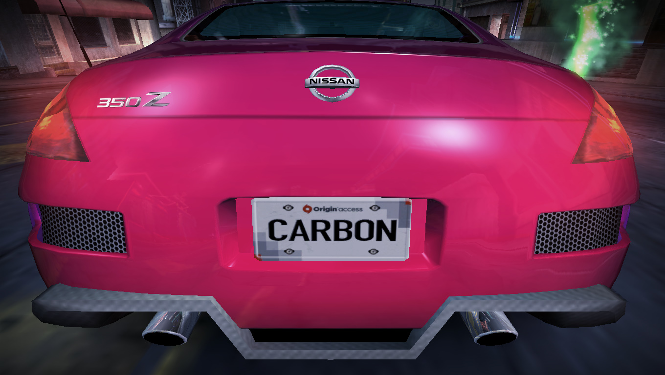 New Licenseplate Need for Speed Carbon & Style Need for Speed Payback