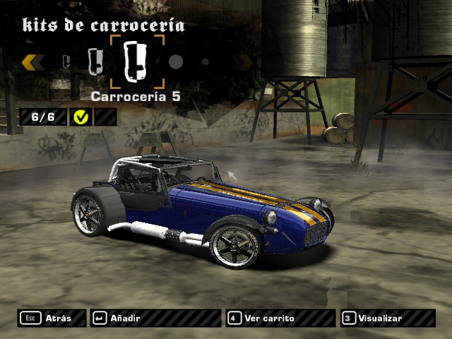 Need For Speed Most Wanted Caterham 7 Superlight R500