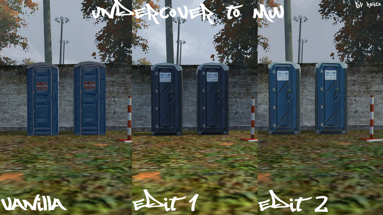 Need For Speed Most Wanted [Undercover to MW] Porta Potty