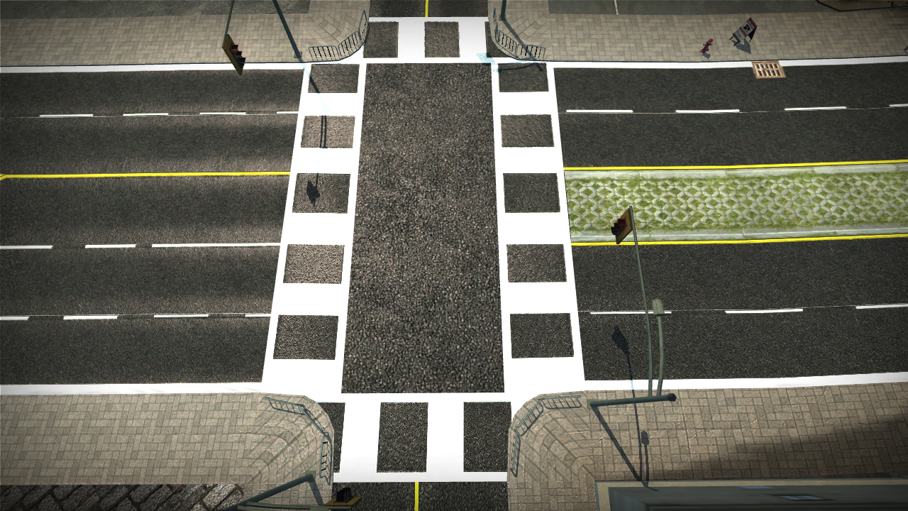 Need For Speed Most Wanted New Road Textures. Sidewalk & Track Neon Barrier
