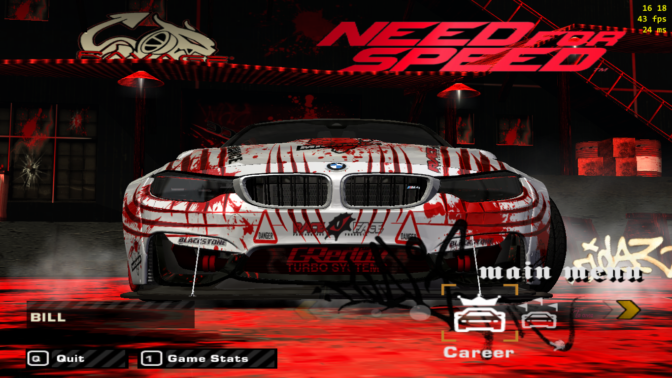 Need For Speed Most Wanted initial platform red