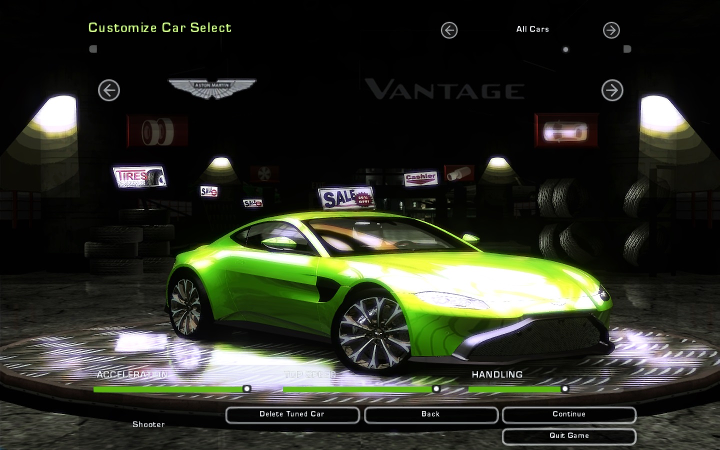 Need For Speed Underground 2 Aston Martin Vantage
