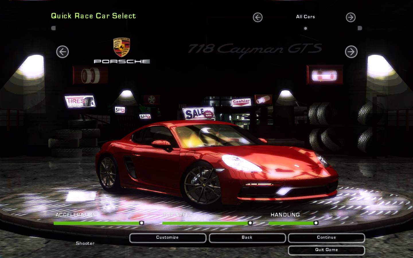 Need For Speed Underground 2 Porsche 718 Cayman GTS