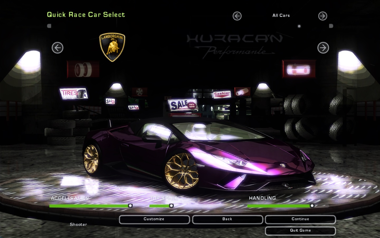Need For Speed Underground 2 Lamborghini Huracan Performante Spyder