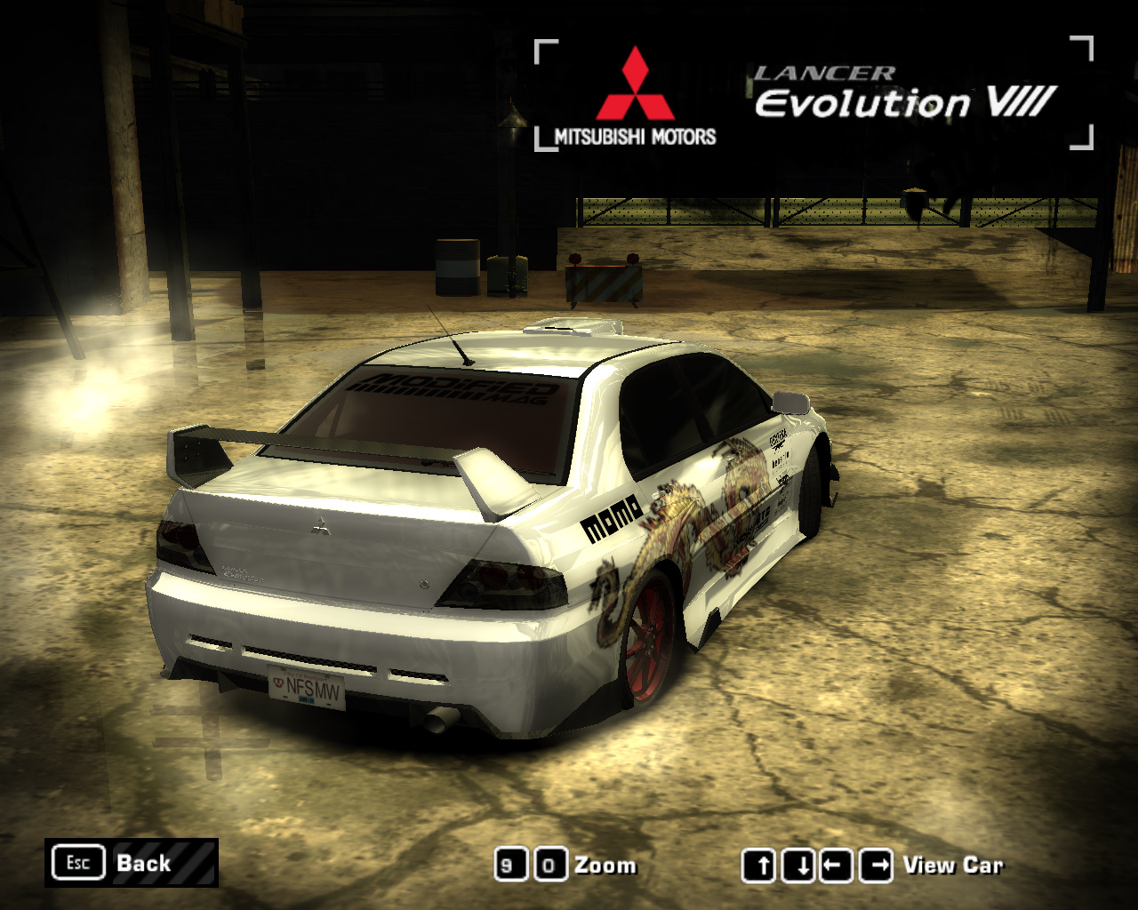 Need For Speed Most Wanted Mitsubishi Lancer EVO VIII