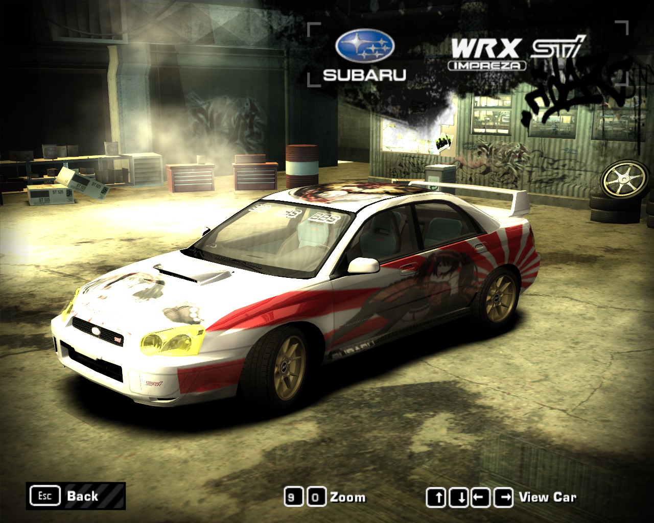 Need For Speed Most Wanted Subaru Impreza Re-textured