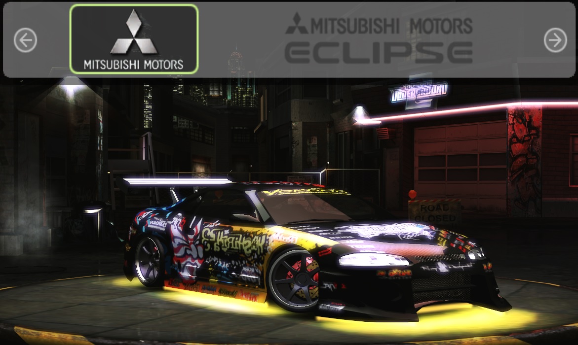 Need For Speed Underground 2 Mitsubishi Eclipse - prostreet Vinyl