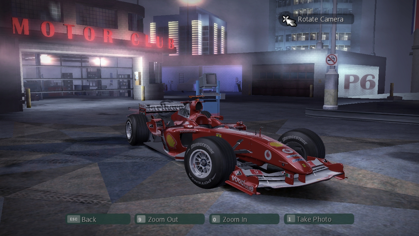 Need For Speed Carbon Ferrari F2004