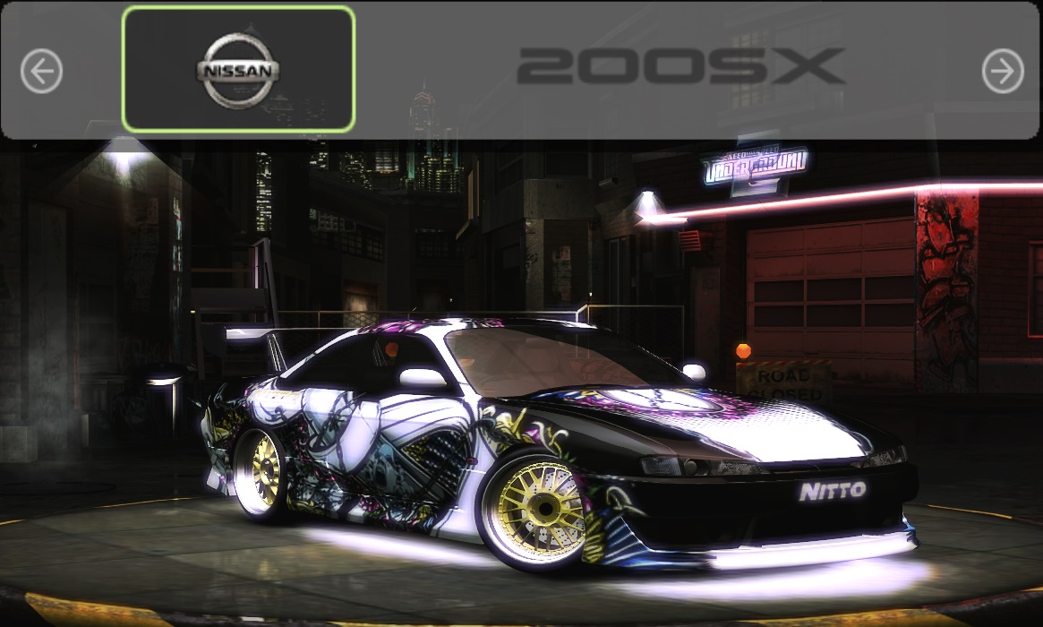 Need For Speed Underground 2 Nissan 200SX - Pack Vinils