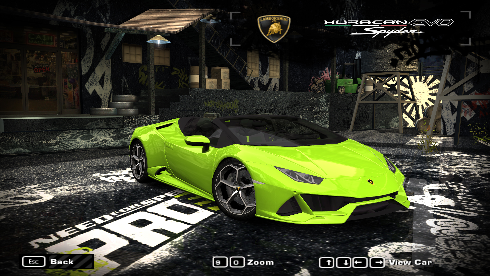 Need For Speed Most Wanted 2020 Lamborghini Huracan EVO Spyder