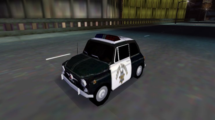 Need For Speed Hot Pursuit Fiat Nuova 500 USA Police