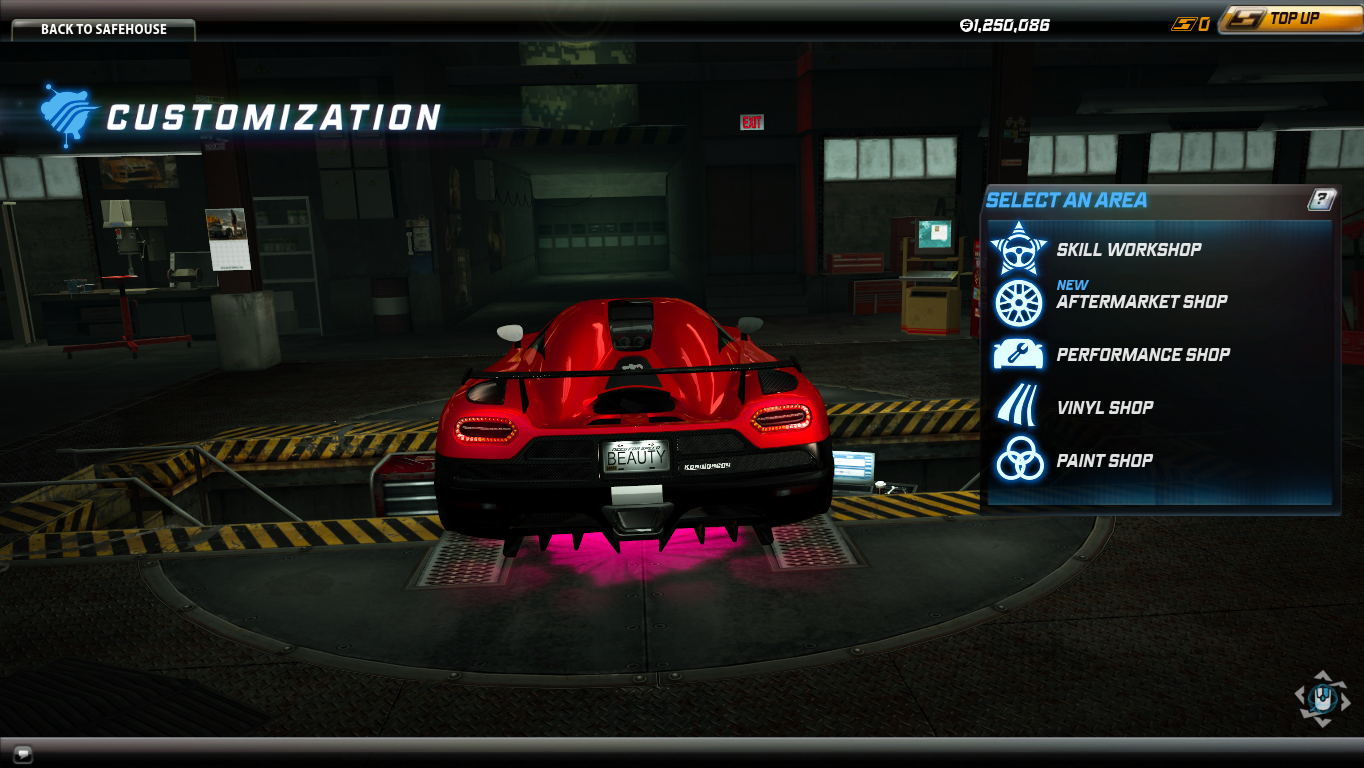 Need For Speed World New texture for agera,new tail light ,new logo,new rims, new interior,