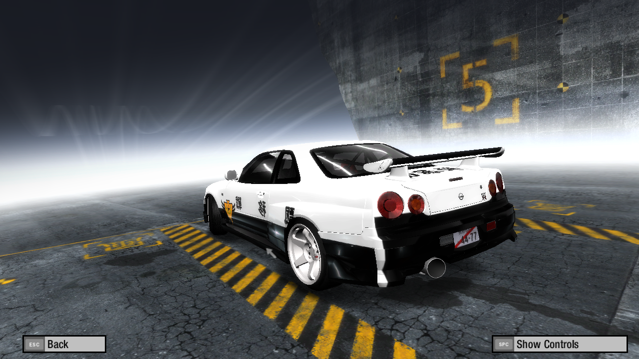 Need For Speed Pro Street Nissan JAPANESE L.P WITH RED STRIPE