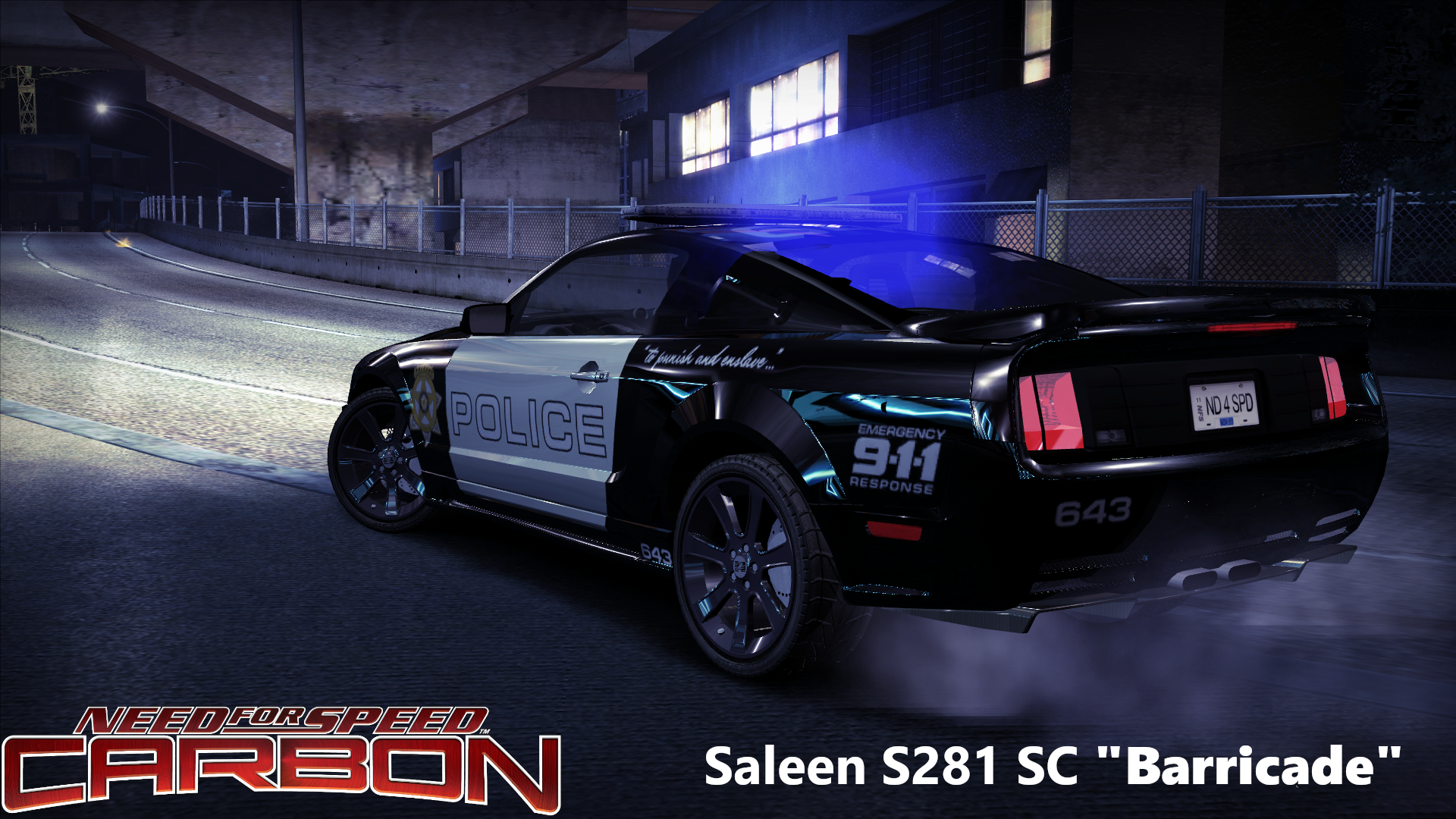Need For Speed Carbon Saleen 2005 S281 SC "Barricade"