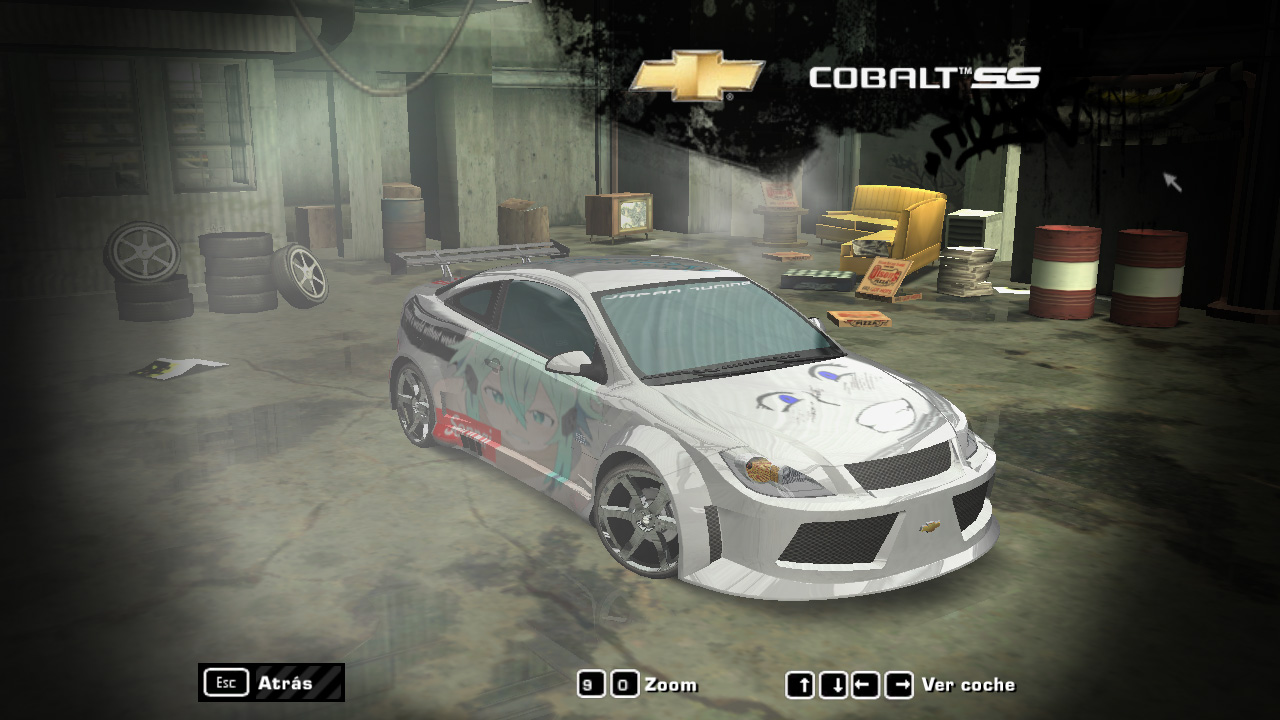Need For Speed Most Wanted Chevrolet Weeb vinyl for CobaltSS