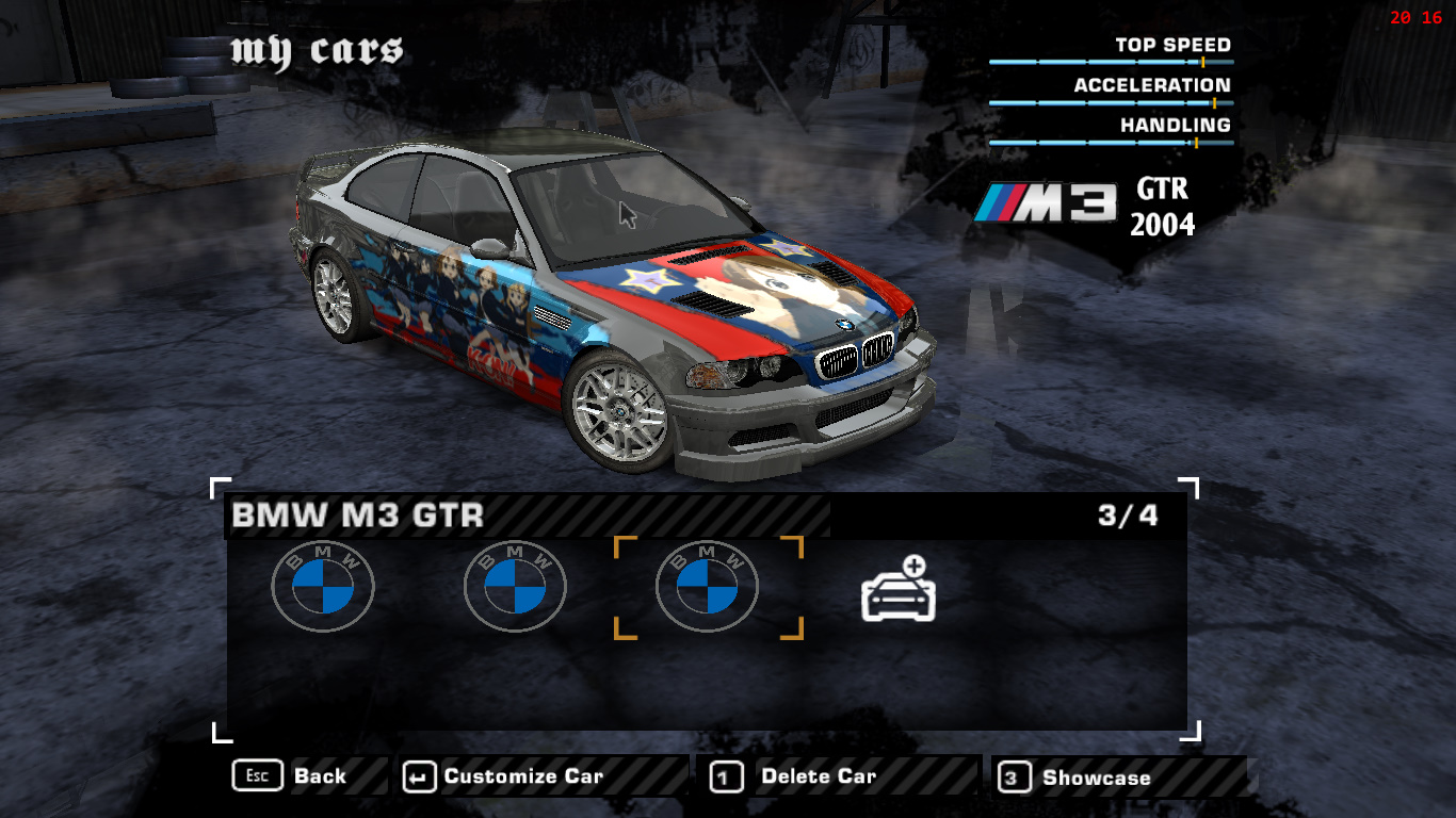 Need For Speed Most Wanted BMW M3 GTR Street Fixed Speed