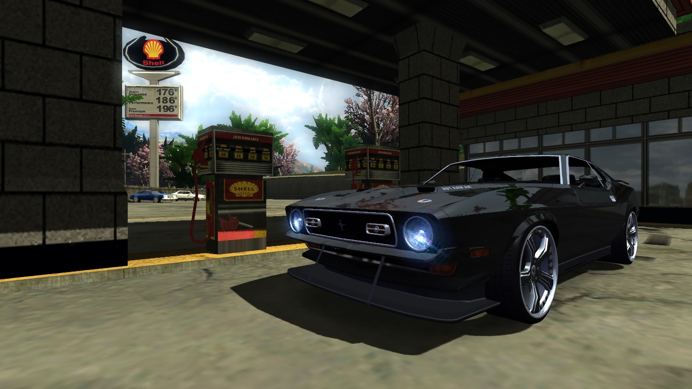 Need For Speed Most Wanted Shell Gas Station