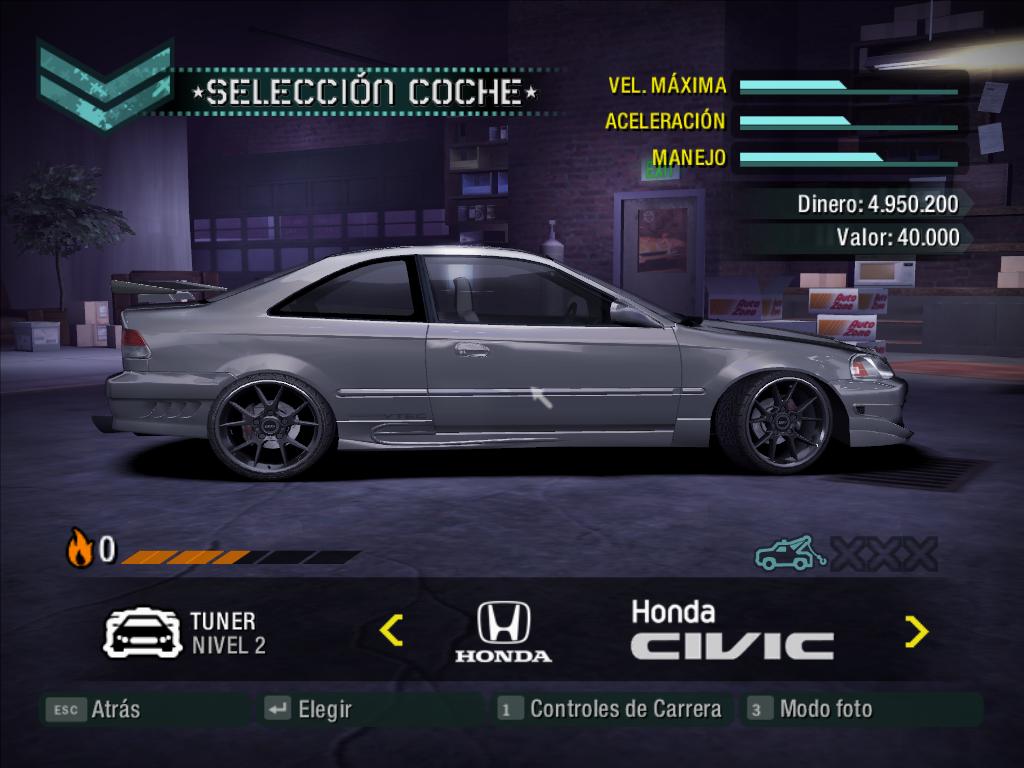 Need For Speed Carbon 1999 Honda Civic Coupe VTEC - ADDON