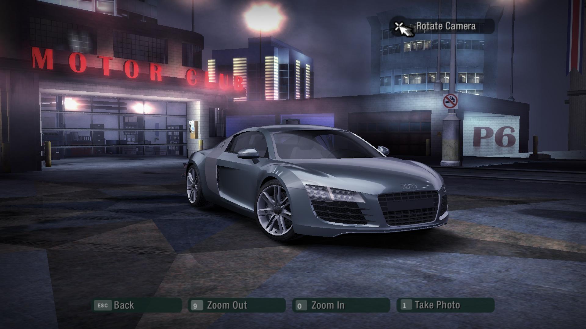 Need For Speed Carbon Audi R8 Hot fix