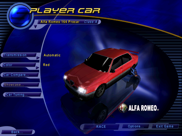 Need For Speed Hot Pursuit Alfa Romeo 164 Procar