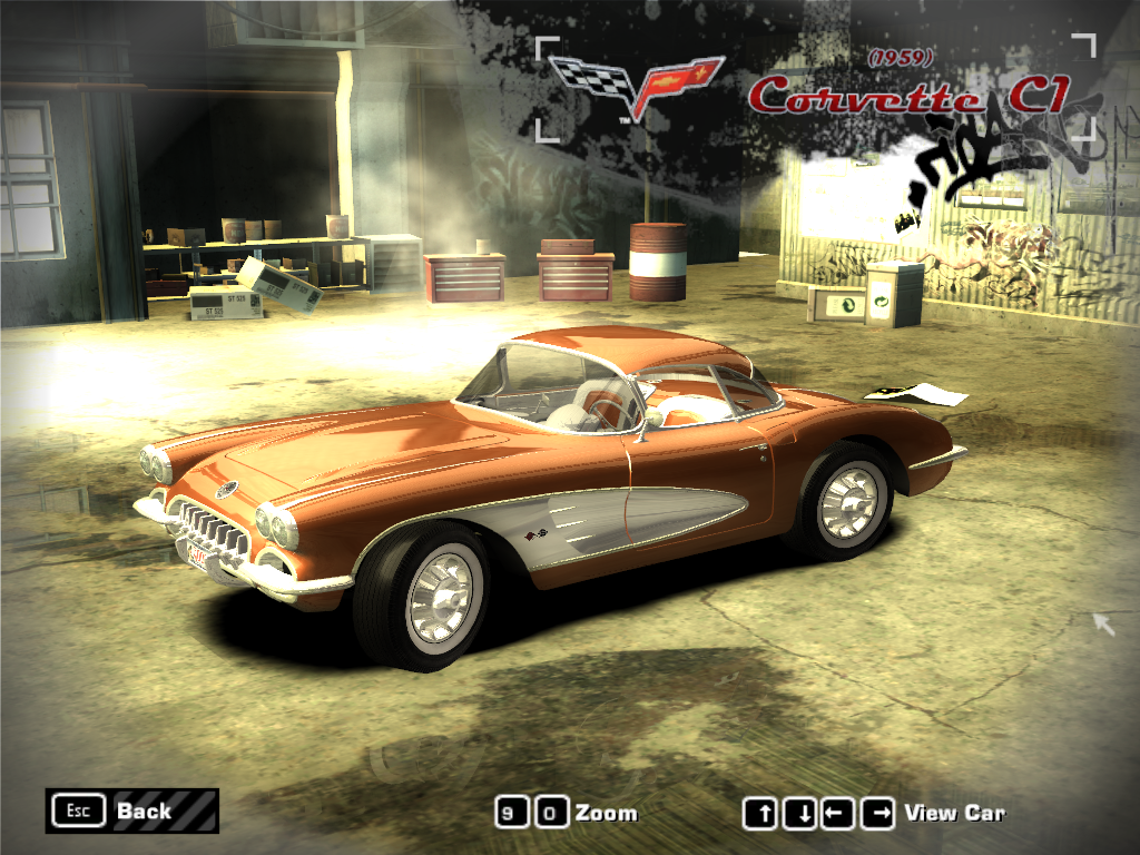 Need For Speed Most Wanted 1959 Chevrolet Corvette C1