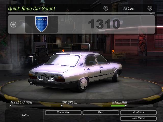 Need For Speed Underground 2 Dacia 1310 Ti